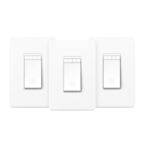 Kasa Smart Dimmer Switch HS220P3, Single Pole, Needs Neutral Wire, 2.4GHz Wi-Fi Light Switch Works with Alexa and Google Home, UL Certified,, No Hub Required, 3-Pack