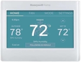 Honeywell Home RTH9600WF Smart Color Thermostat Energy Star Wi-Fi Programmable Touchscreen Alexa Ready – C-Wire Required, Not Compatible with Line Volt Heating