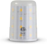 Tech Lighting LED Bi-Pin Replacement Module, Dimmable LED, 3000K, 550 Lumens, Easy to Install, Long Lasting, Energy-Saving, Damp Rated, GY 6.35 Socket (Short)