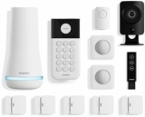 SimpliSafe 12 Piece Wireless Home Security System w/HD Camera – Optional 24/7 Professional Monitoring – No Contract – Compatible with Alexa and Google Assistant, White