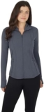 Yogalicious Womens Ultra Soft Lightweight Full Zip Yoga Jacket with Pockets
