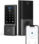 eufy Security Smart Lock C220, Fingerprint Keyless Entry Door Lock, Built-in Wi-Fi, App Remote Control, Front Door Smart Lock Deadbolt, 8Months Battery, Reliable Power, IP53 Waterproof, BHMA Grade 3