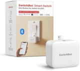 SwitchBot Smart Switch Button Pusher – Bluetooth Fingerbot for Rocker Switch/One-Way Button, Automatic Light Switch, Timer and APP Control, Works with Alexa When Paired with SwitchBot Hub (White)