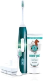 Emmi®-pet 2.0 Oral & Skin Care Electric Toothbrush Set for Pets. Patented 100% ultrasonic no Brushing Technology deep-Cleans – for Healthier Teeth & Gums and a Fresher Breath. Made in Germany.