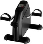 Under Desk Bike and Pedal Exerciser – At-Home Physical Therapy Equipment and Exercise Machine for Arms and Legs with LCD Screen by Wakeman Fitness