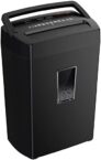 Bonsaii 12-Sheet Cross Cut Paper Shredder, 5.5 Gal Home Office Heavy Duty Shredder for Paper, Credit Card, Mail, Staples, with Transparent Window, High Security Level P-4 (C275-A)