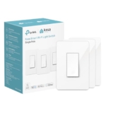 Kasa Smart Light Switch HS200P3, Single Pole, Needs Neutral Wire, 2.4GHz Wi-Fi Light Switch Works with Alexa and Google Home, UL Certified, No Hub Required, 3 Count -Pack of 1 , White