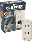 The Clapper, The Original Home Automation Sound Activated Device, On/Off Light Switch, Clap Detection – Kitchen Bedroom TV Appliances – 120v Wall Plug Smart Home Technology, As Seen On TV Home Gift