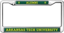 Arkansas Tech University Alumni Full Size Standard License Plate Metal Frame
