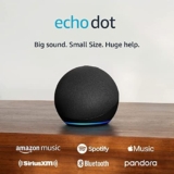 Amazon Echo Dot (newest model), With bigger vibrant sound, helpful routines and Alexa, Charcoal