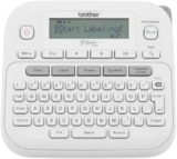 Brother P-Touch PTD220 Home/Office Everyday Label Maker | Prints TZe Label Tapes up to ~1/2 inch White