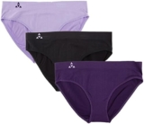 Moisture Wicking Underwear for Women, Seamless Workout Hipster Brief Bikini Panties