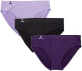 Moisture Wicking Underwear for Women, Seamless Workout Hipster Brief Bikini Panties