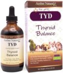 AMBER NATURALZ TYD Thyroid Balance Herbal Supplement for Dogs, Cats, Birds, Guinea Pigs, and Rabbits | Herbal Pet Supplement for Thyroid Health | 4 Fluid Ounce Glass Bottle | Manufactured in The USA