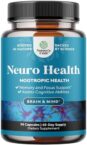 Advanced Nootropics Brain Support Supplement – Synergetic Mental Energy and Focus Supplement with Vitamins for Cognitive Enhancement – Mind and Memory Supplement for Brain Health 45 Servings