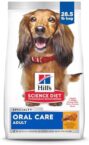 Hill’s Science Diet Oral Care, Adult 1-6, Plaque & Tartar Buildup Support, Dry Dog Food, Chicken, Rice, & Barley, 28.5 lb Bag