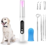 Plaque Remover for Teeth – 5 Modes Pet Ultrasonic Toothbrush Cleaner – Teeth Cleaning Kit for Tartar and Stains – Suitable for Dogs and Cats