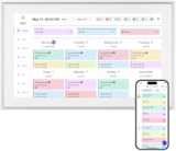 15.6 Inch Digital Calendar, 2025 Planner & Chore Chart, 32GB WiFi Smart Organizer, HD Touch Screen Wall Calendar, Interactive Organizing Schedule, Meal Plan for Family, Includes Desk Mount