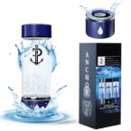 Hydrogen Water Bottle Generator | Durable SPE PEM Electrolysis Technology Hydrogen Water in 3 Min | Portable Water Quick Ionizer Machine for Home, Office, Travel, Exercise, Daily Use & Gifts (Blue)