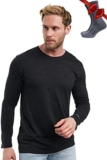 Merino.tech Merino Wool Base Layer – Mens 100% Merino Wool Long Sleeve Thermal Shirts Heavyweight, Midweight, Lite with Socks