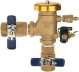Febco 765 Series 3/4″ Bronze Pressure Vacuum Breaker Backflow Preventer, Quarter Turn Shutoff, NPT Connections, Freeze Sensor with SentryPlus Alert Technology, Industrial Plants, Irrigation System