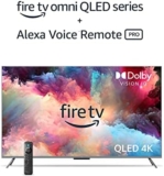 Amazon Fire TV 75″ Omni QLED Series 4K UHD smart TV with Alexa Voice Remote Pro