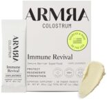 ARMRA Colostrum™ Premium Powder, Grass Fed, Gut Health Bloating Immunity Skin & Hair, Contains 400+ Bioactive Nutrients, Potent Bioavailable, Keto, Gluten & Fat Free (Unflavored | 30 Servings)