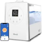 LEVOIT LV600S Smart Warm and Cool Mist Humidifiers for Home Bedroom Large Room, (6L) 753ft² Coverage, Quickly & Evenly Humidify Whole House, Easy Top Fill, App & Voice Control – Quiet Sleep Mode