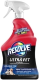 Resolve Ultra Pet Odor and Stain Remover Spray – Carpet Cleaner for Cat and Dog Urine and Poop, 32oz