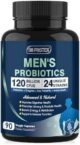 Probiotics for Men Digestive Health, 120 Billion CFUs Mens Probiotic with Digestive Enzymes & Prebiotics & Saw Palmetto & Cranberry for Gut, Prostate & Urinary Tract Health, Shelf Stable, 90 Capsules