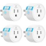 EIGHTREE Smart Plug, Smart Plugs That Compatible with Alexa and Google Home, Compatible with SmartThings, Smart Outlet with WiFi Remote Control and Timer Function, 2.4GHz Wi-Fi Only, 4 Packs