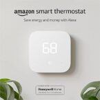 Like-New Amazon Smart Thermostat – ENERGY STAR certified, DIY install, Works with Alexa – C-wire required