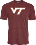 Blue 84 Men’s NCAA Officially Licensed Tri-Blend T-Shirt Vintage Icon Team Color