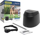 PetSafe Stay & Play Compact Wireless Pet Fence for Dogs, No Wire Circular Boundary, Secure up to 3/4 Acre, No-Dig and Portable for Travel, for Dogs 5lb & up, from Parent Company Invisible Fence Brand
