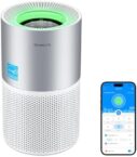 GoveeLife Smart Air Purifier for Homes and Large Rooms with Detachable Pre-filter, Air Quality Monitor, Covers up to 1162ft², App & Alexa Control for Pet Hair, Pollen, Dust, and Smoke