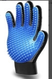 Pet Hair Removal Gloves for Cats and Dogs, Soft and Comfortable, Blue
