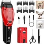 DOG CARE Dog Clippers for Grooming, Unique Smart Mode, Cordless Pet Grooming Kit with Rechargeable 180-mins Battery, Low Noise, Detachable Sharp Blade, Auxiliary Light