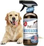PetSilver Wound & Skin Spray – Dog Wound Spray, Hot Spot, Allergy Relief for Dogs, Itch Spray for Cats – Natural Skin Soother – Chelated Silver, Superior to Colloidal Silver – Made in USA – 16 fl oz