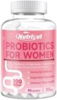 Probiotics for Women 100 Billion CFUs Probiotic and Prebiotics with Digestive Enzymes for Gut Health, Vaginal Probiotics with Cranberry and D-Mannose for Urinary Tract Health, pH Balance, 90 Capsules