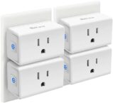 Kasa Smart Plug Mini 15A, Smart Home Wi-Fi Outlet Works with Alexa, Google Home & IFTTT, No Hub Required, UL Certified, 2.4G WiFi Only, 4-Pack(EP10P4) , White