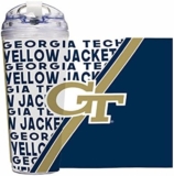 Rico Industries NCAA Standard 24oz Acrylic Tumbler with Hinged Lid, Officially Licensed Double Wall Tumbler with Straw