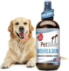 PetSilver Wound & Skin Spray – Dog Wound Spray, Hot Spot, Allergy Relief for Dogs, Itch Spray for Cats – Natural Skin Soother – Chelated Silver, Superior to Colloidal Silver – Made in USA – 8 fl oz