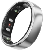 RingConn Gen 2, World’s First Smart Ring with Sleep Apnea Monitoring, No APP Subscription, 12-Day Battery Life, Stress/Heart Rate/Women’s Health Tracker, Android & iOS Compatible (Silver, Size 13)