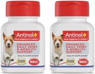 Plus, Mobility, Hip, and Joint Supplement for Dogs, Green-Lipped Mussels and Krill Oil – Dog Joint Supplement, Better and Faster Than Glucosamine and Chondroitin, 180 Soft Gels