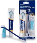 Bluestem Dog & Cat Toothbrush and Toothpaste Kit – Dog and Cat Toothpaste with Coactiv+ Technology to Reduce Tartar Buildup – Sticky and Long-Lasting Cat and Dog Toothpaste – Chicken Flavor