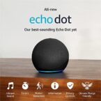 Like-New Echo Dot (5th Gen, 2022 release) | With bigger vibrant sound, helpful routines and Alexa | Charcoal