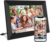 32GB FRAMEO 10.1 Inch Smart WiFi Digital Photo Frame 1280×800 IPS LCD Touch Screen, Auto-Rotate Portrait and Landscape, Built in 32GB Memory, Share Moments Instantly via Frameo App from Anywhere