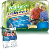 Unique Wellness Absorbent Underwear (Pull-Ups) Pack Bundled with Olbos Health Card – Size XX-Large (60″–80″ Waist) 11 Count